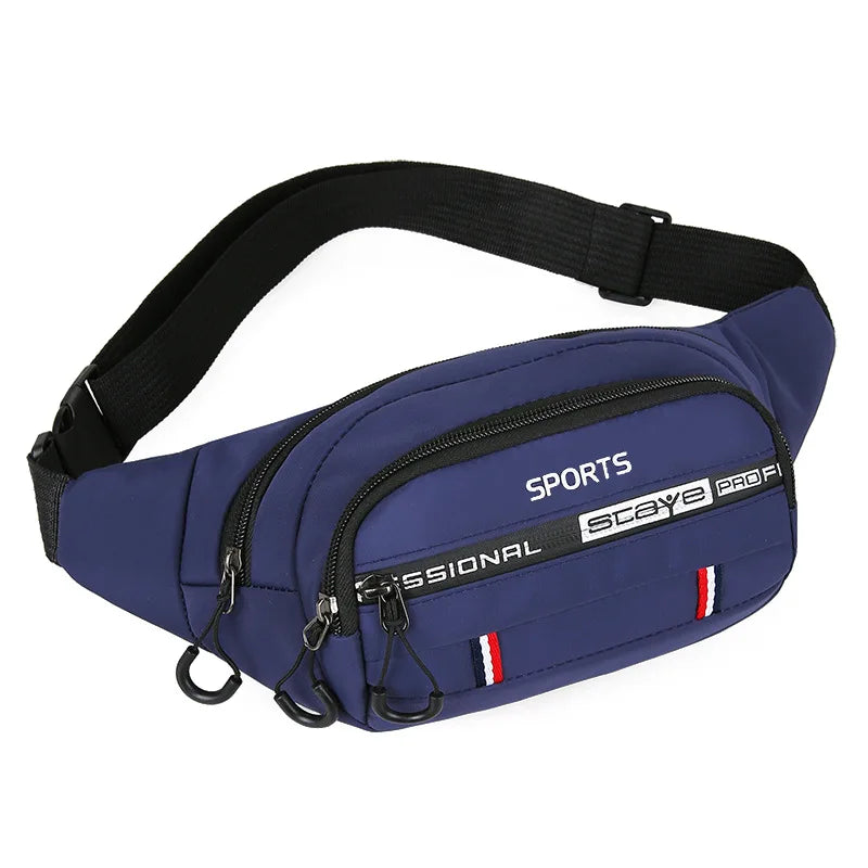 Couple Single-Shoulder Crossbody Bag Large-Capacity Oxford Fabric Wear-Resistant Chest Bag
