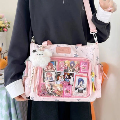 Ita Bag Transparent Window Tote for Anime & Lolita Fans