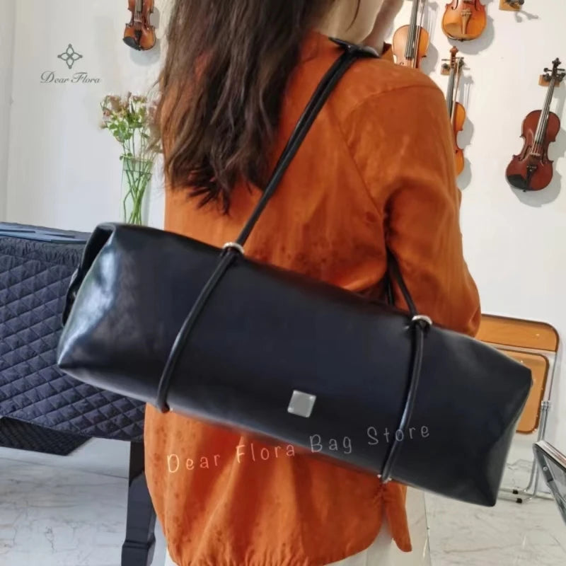Boston Pillow Shoulder Bag – Large Capacity Y2K Handbag