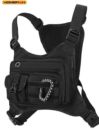 Homefish Outdoor Chest Bag Men Women Tactical Vest Running