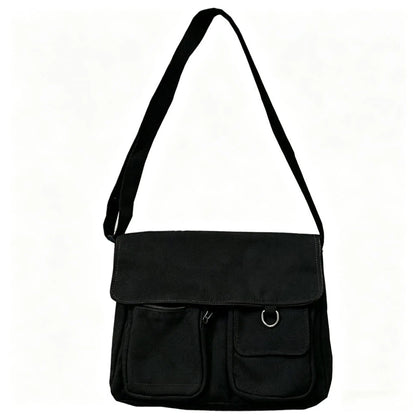 Homefish Xierya Canvas Women Messenger Bag Large Capacity Student Crossbody Shoulder Casual School
