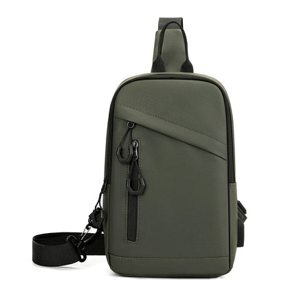 Men S Large Capacity Leisure Cross Body Oxford Cloth Waterproof Hand Shoulder Bag - Waterproof