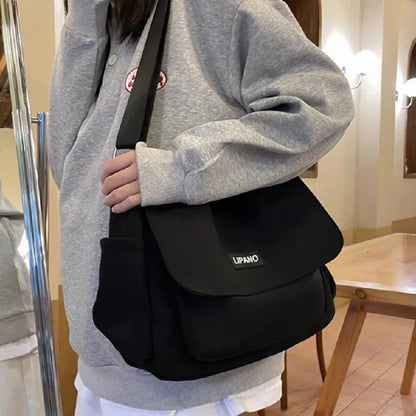Nylon Crossbody Shoulder Bag for Women & Men
