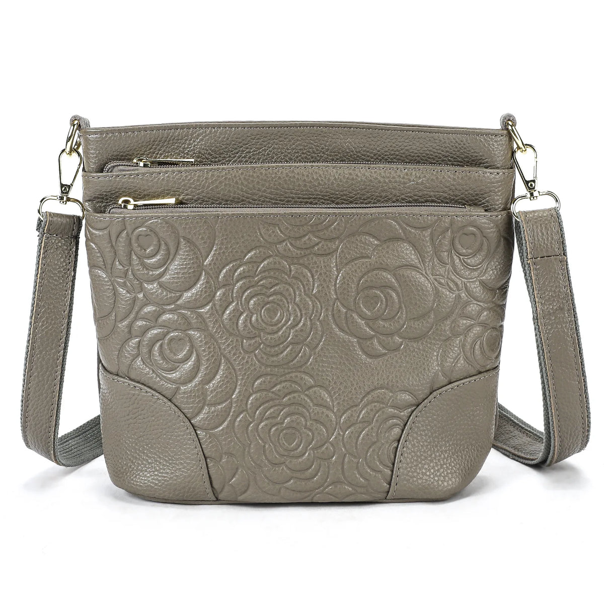 Top-Grain Cowhide Single-Shoulder Bag Bucket Bag Genuine Leather Large-Capacity Single-Shoulder