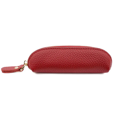 Leather Mini Coin Purse Long Cute Zipper Bag Ladies Cowhine Small