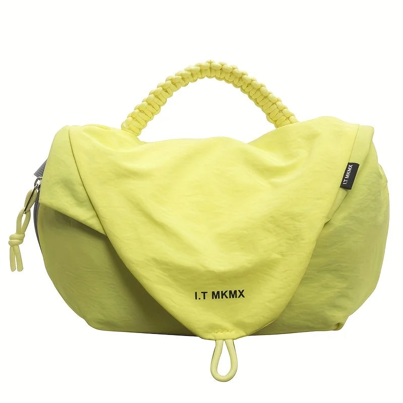 Stylish Oxford Crossbody Bag Adjustable Strap Large Capacity Messenger Work Daily Commute Fitness