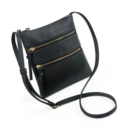 Crossbody Bag for Women – Multi Pocket Faux Leather Shoulder Purse