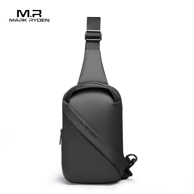 Men S Chest Bag Leisure Sports Shoulder Multi-Function Large Capacity Handheld Cross-Body