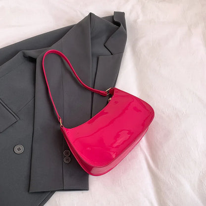Korean Style Baguette Shoulder Bag for Women