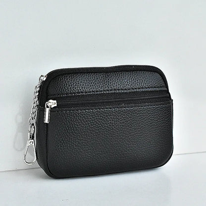 Men S Women Multi-Functional Zipper Coin Purse Lipstick