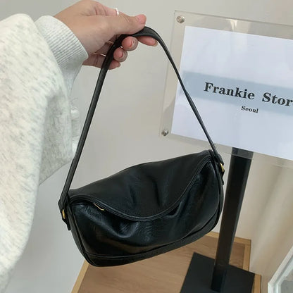 This Retro Single-Shoulder Underarm Bag Is Versatile Crossbody Dumpling Ladies