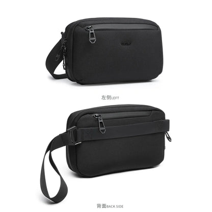 Casual Men S Oxford Fabric Waterproof Large Capacity Chest Bag Crossbody Bag - Waterproof