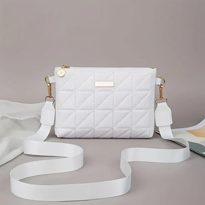 Large Capacity Versatile Shoulder Bags Small Crossbody Purse Gold Chain Accent Women Everyday