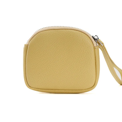Candy-Colored Pu Soft Leather Round Women S Coin Purse - Soft