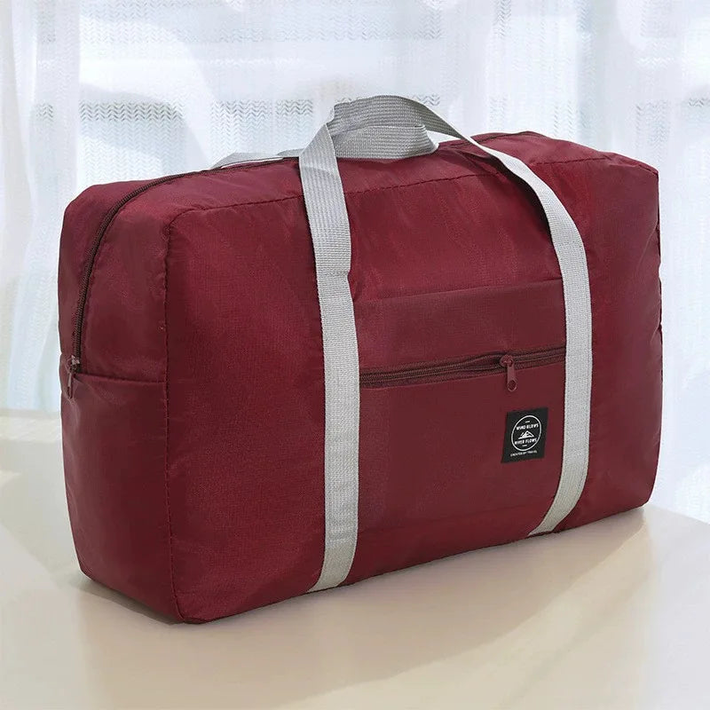 Homefish Foldable Travel Tote Bag Women Lightweight Carry-On Luggage Bag Large Capacity Casual