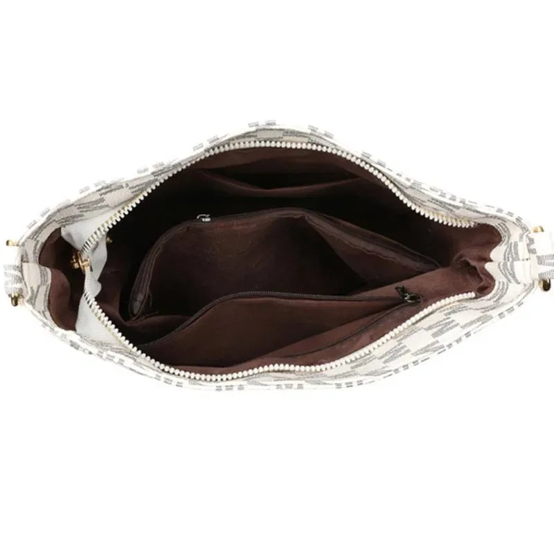Letter Print Crossbody Bag for Women – Luxury Style Shoulder Bag