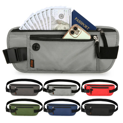 Sports Running Waist Bag Outdoor Multi-Functional Fitness Large-Capacity Waterproof Close-Fitting