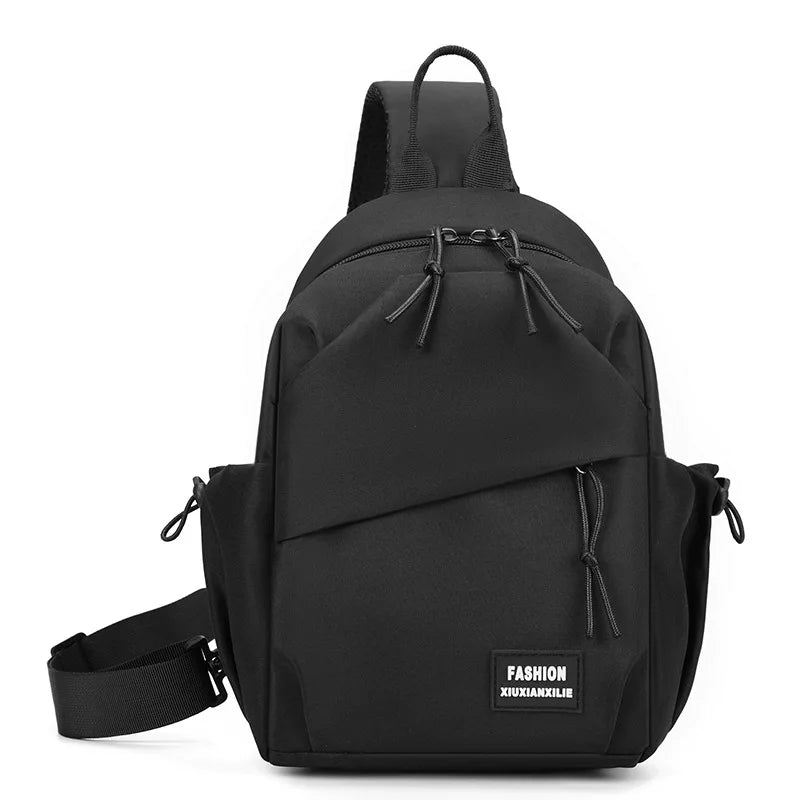 Men S Women Nylon Waterproof Travel Crossbody Simple Large Capacity Shoulder Bag - Waterproof
