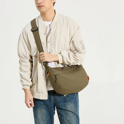 Waterproof Nylon Fabric Simple Dumpling Bag Lightweight Crossbody Bag Casual Large-Capacity