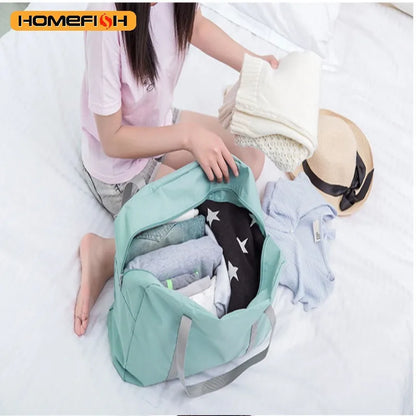 Homefish Folding Travel Storage Bag Large Capacity Luggage Handbag Moving