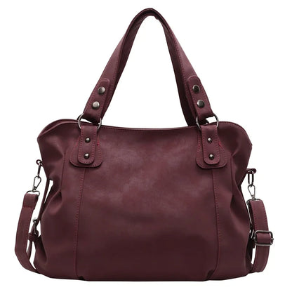 Large Capacity Soft Leather Tote Bag for Women