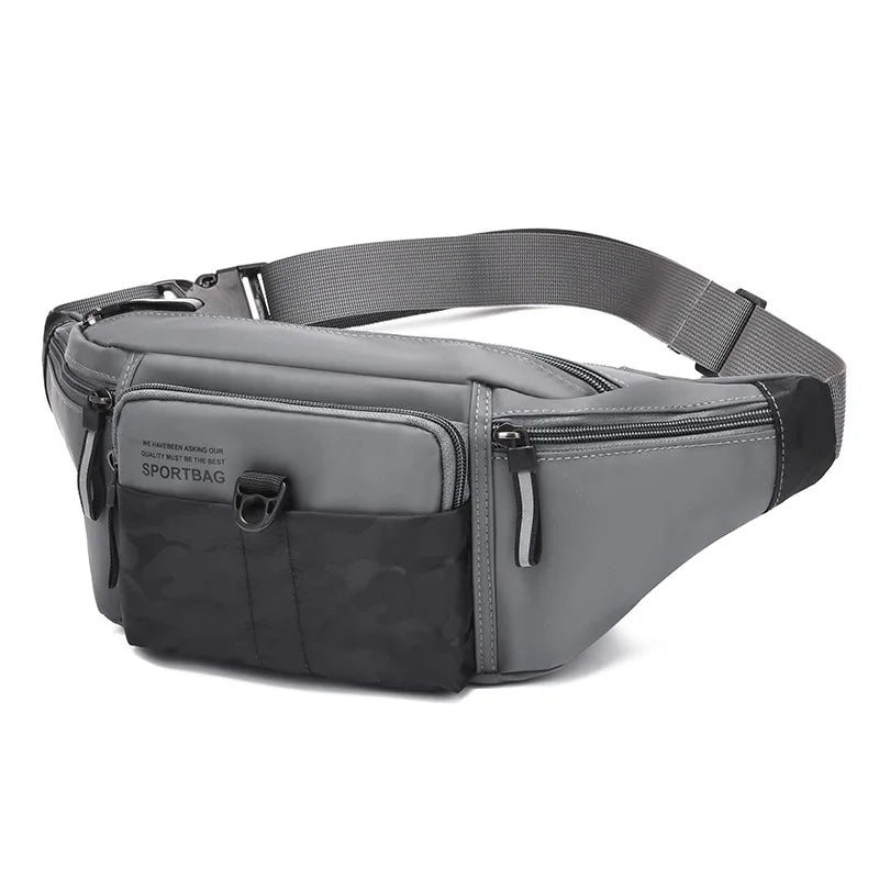 Oxford Waterproof Waist Bag Sports Running Mobile Phone Storage Large Capacity Multifunctional