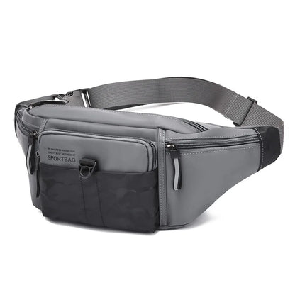 Oxford Waterproof Waist Bag Sports Running Mobile Phone Storage Large Capacity Multifunctional