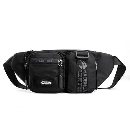Outdoor Men S Waist Bag Cross-Body Chest Close Running Sports Cashier Storage