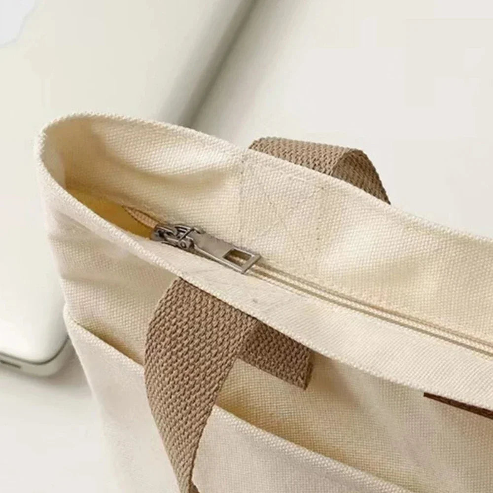 Large Canvas Tote Bag for Women – Everyday Shoulder Handbag