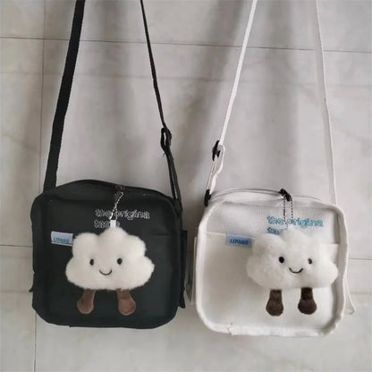 Cute Canvas Small Bag Female Japanese Harajuku Diagonal Wild Student Girls Shoulder Bags Women Daily