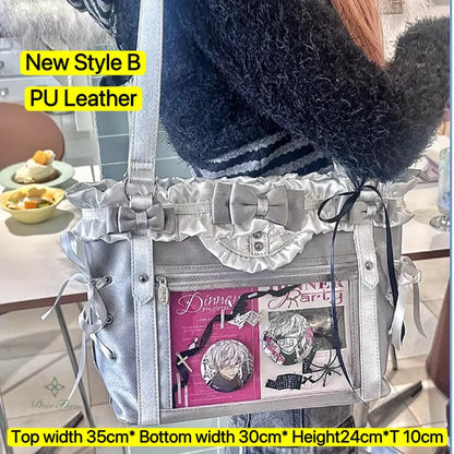 Ita Bag Transparent Window Tote for Anime & Lolita Fans