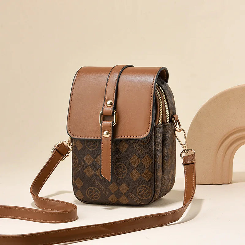 Multi Layer Practical Small Versatile Large Capacity Bag Women Lightweight Single Shoulder Chic