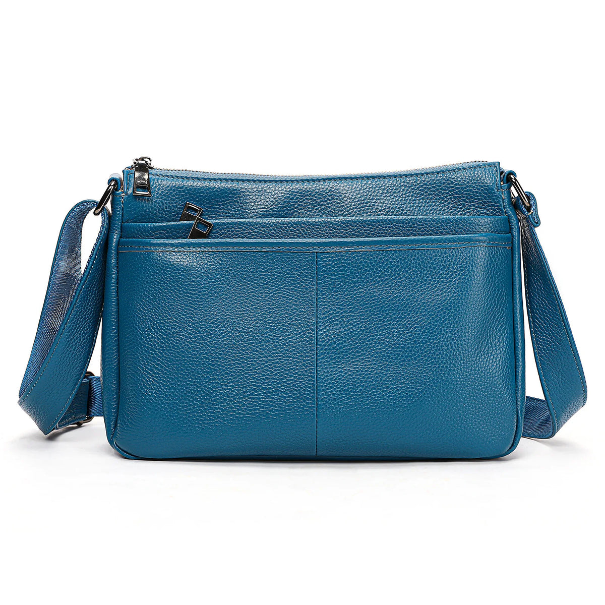 Women S Leather Shoulder Bag Large Capacity Soft Multi-Layer Multi-Function Diagonal Span - Soft