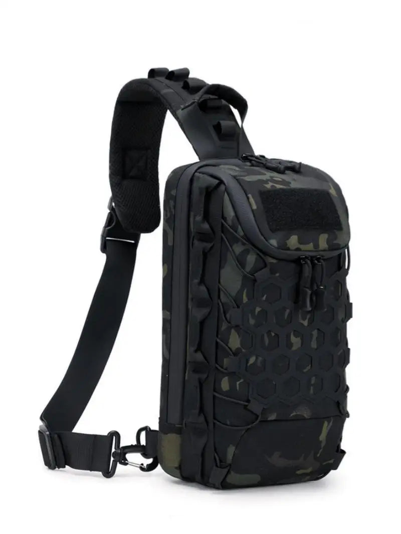 Homefish Outdoor Tactical Chest Bag Sling Shoulder Backpack Edc Crossbody Daily Commuting Sports