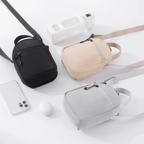 Travel Water Cup Case Portable Change Key Mobile Phone Crossbody Bag