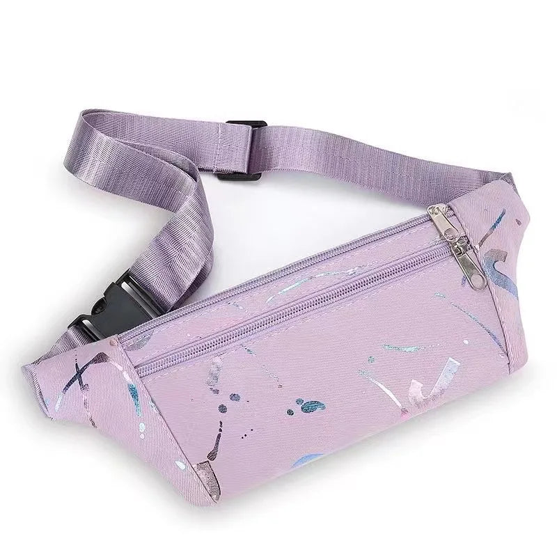 Sports Waist Bag Running Fitness Mobile Phone Storage Multi-Functional Outdoor Leisure Belt Bag Both