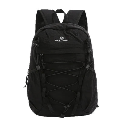 Double-Shoulder Bag Nylon Fabric Drawstring Schoolbag