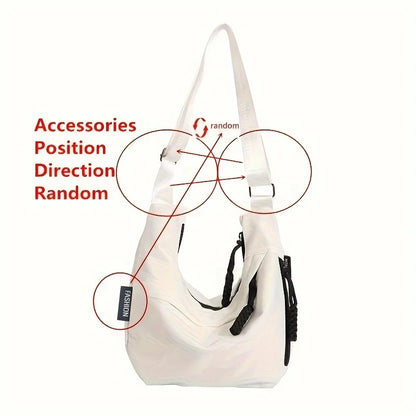 Nylon Crossbody Dumpling Bag – Large Capacity Shoulder Bag