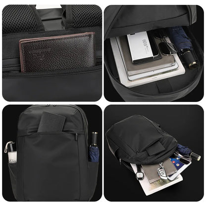 Business Backpack Simple Casual Student Schoolbag Large-Capacity Commuting Computer - Waterproof