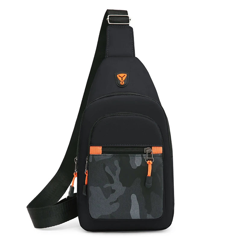 Men's Crossbody Chest Bag – Large Capacity Outdoor Sling Backpack