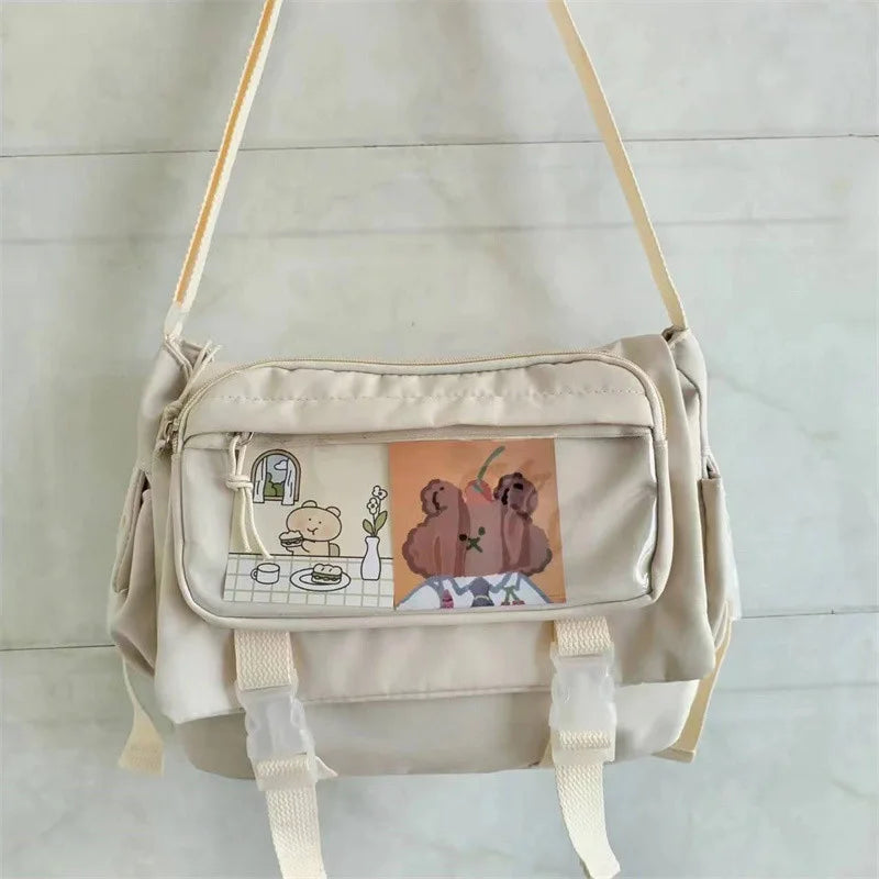 Waterproof Nylon Crossbody Bag for Women & Teen Girls