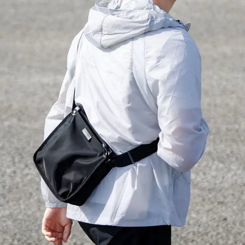 Shoulder Bag Vertical Men Sling Leisure Oxford Cloth Waterproof Large Capacity Multi-Function