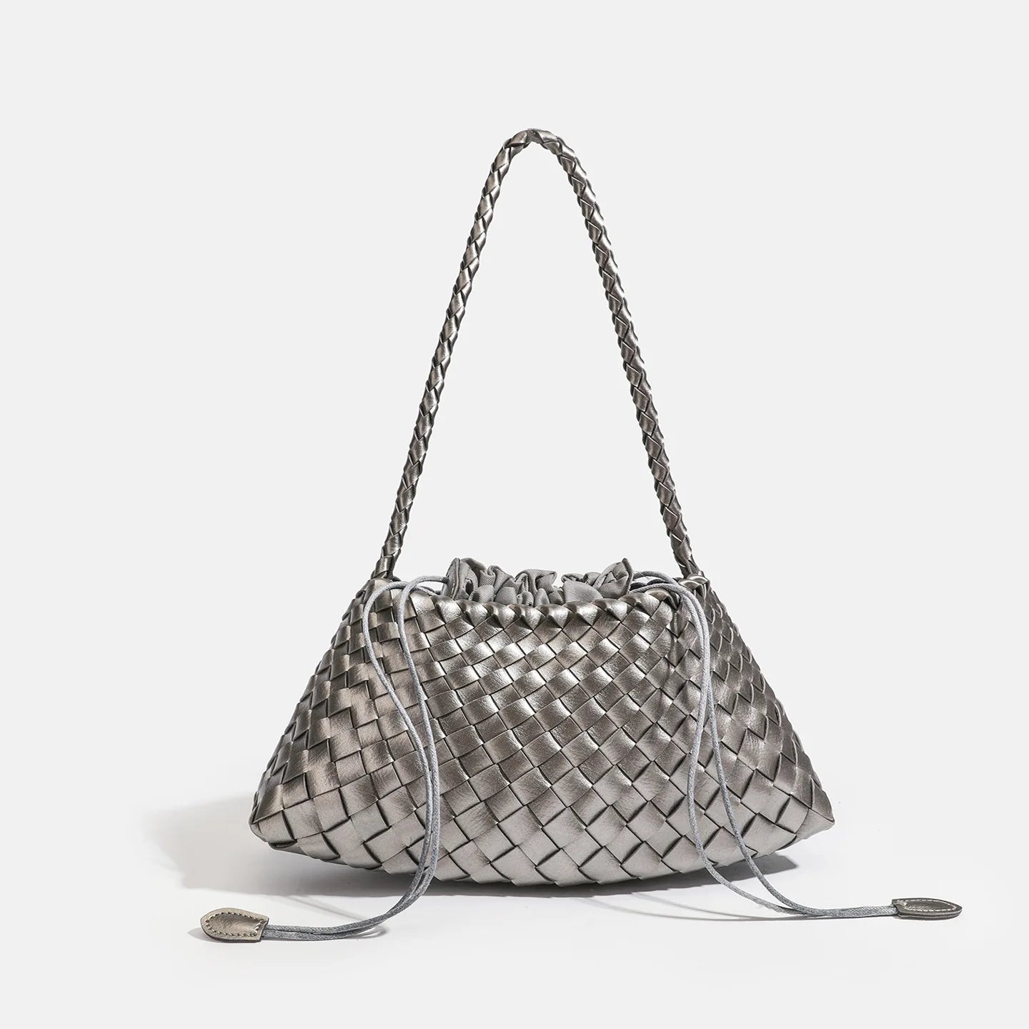 End Handbag Messenger Bag Large Inner Pocket Popular Pure Hand Woven Bag Women Tote Shoulder