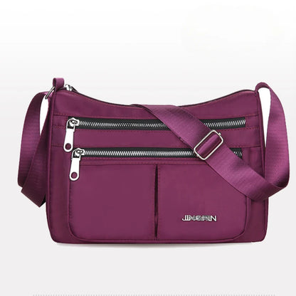 Waterproof Crossbody Bag for Women – Multi-Pocket Oxford Shoulder Bag
