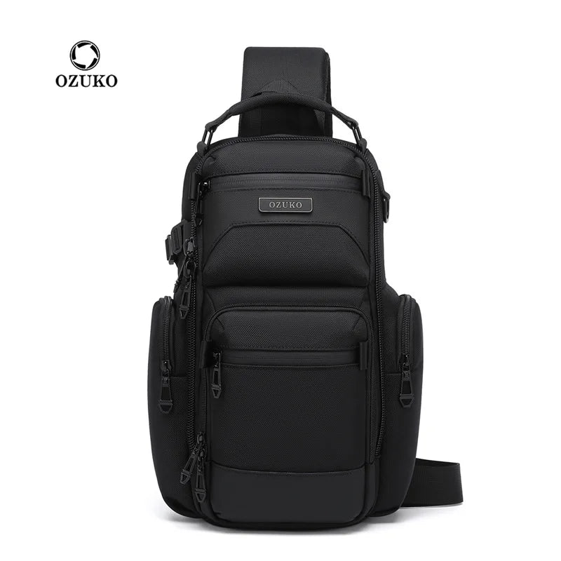 Men S Multi-Functional Lightweight Travel Hand-Held Oxford Fabric Waterproof Large-Capacity