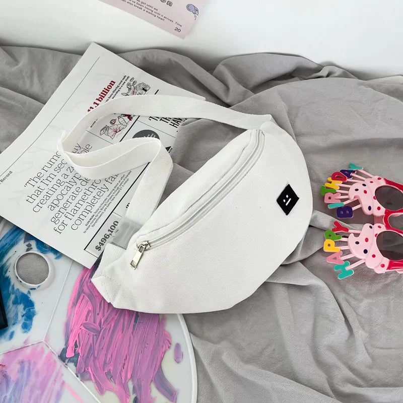 Canvas Crossbody Bag - Lightweight Chest & Waist Sports Bag
