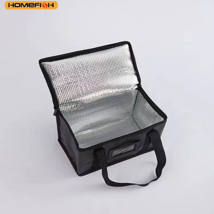 Convenient Takeaway Delivery Tote Bag Homefish Warm Insulated Lunch Pouch