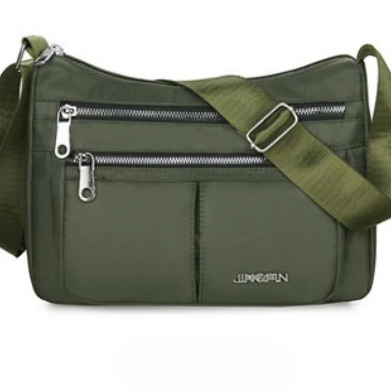 Waterproof Crossbody Bag for Women – Multi-Pocket Oxford Shoulder Bag