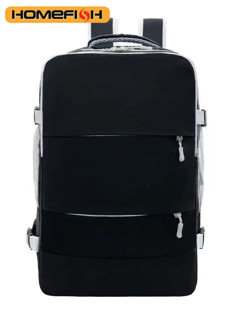 Homefish Casual Anti-Theft Travel Backpack Waterproof Large Capacity Backpack Usb Charging Port
