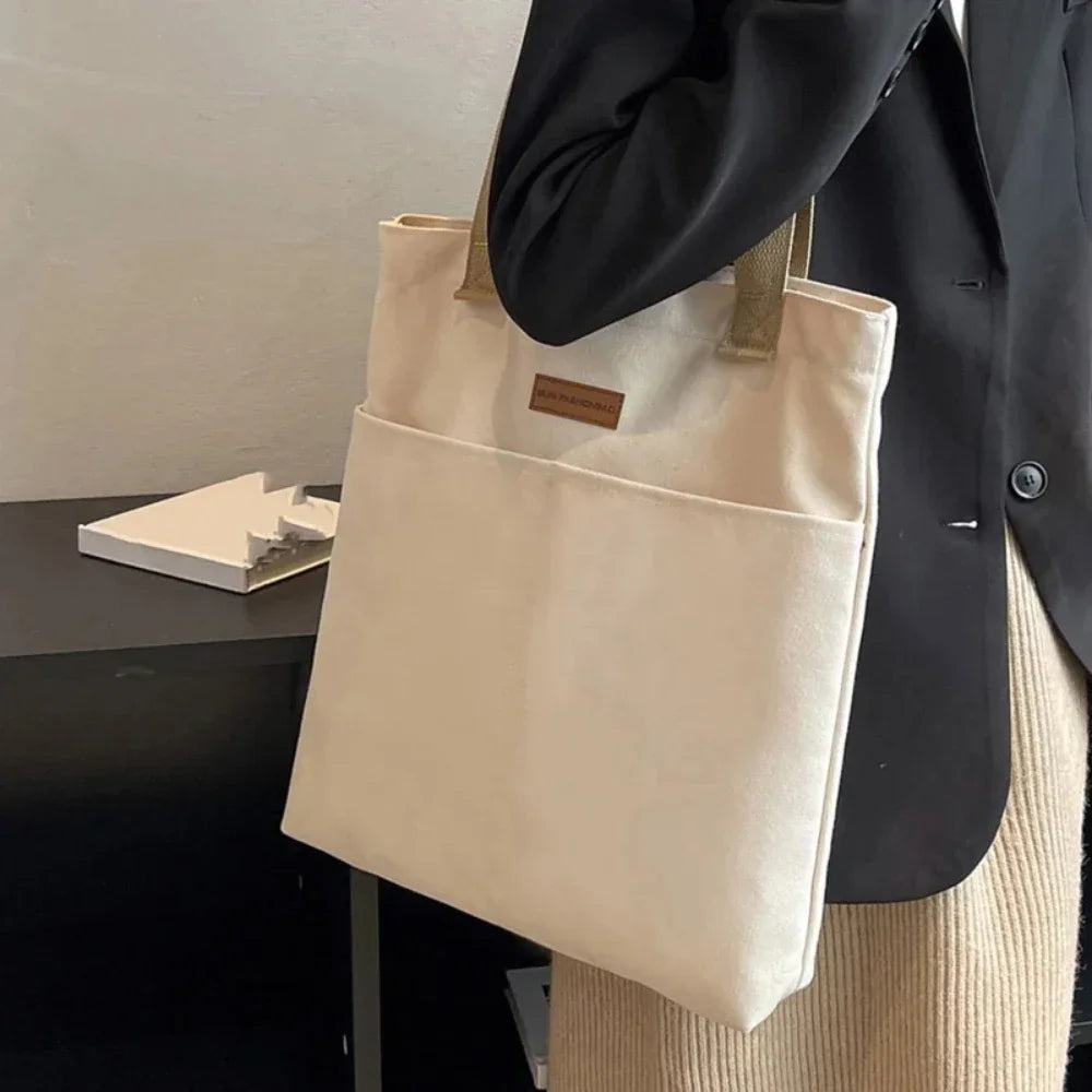 Large Canvas Tote Bag for Women – Everyday Shoulder Handbag